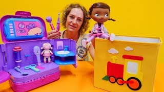 Spielspaß mit Doc McStuffins  Die Wunderbox  Wo sind denn die Instrumente der Spielzeugärztin [upl. by Elbon]