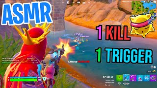 ASMR Gaming 😴 Fortnite 1 Kill  1 Trigger Relaxing Mouth Sounds 🎮🎧 Controller Sounds  Whispering 💤 [upl. by Temhem192]