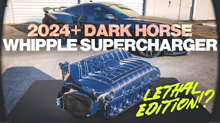 Whipple Supercharger Kit for the 2024 Mustang Dark Horse  Lethal Edition [upl. by Sucramel]