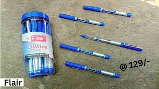 FLAIR Silkina Jar of Ball Pen Review [upl. by Ihab149]