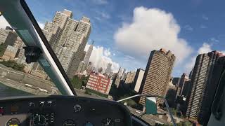 MSFS 2020 Cowansim H125 New York Wall Street Heliport to E 34th St Heliport and return [upl. by Sidoney]