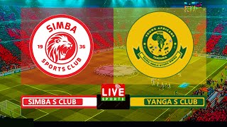 live football SIMBA SC 0  1 YANGA SC NBC PREMIER LEAGUE DABY YA KARIAKOO [upl. by Tavish221]