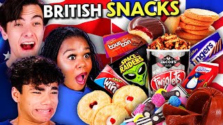 American Teens Try British Snacks For The First Time [upl. by Noret]