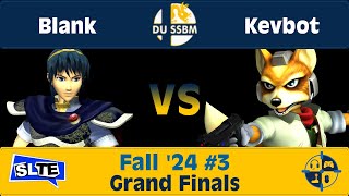 Drexel Melee Fall 24 3 Kevbot Fox Vs Blank Marth  Grand Finals [upl. by Tnemelc]