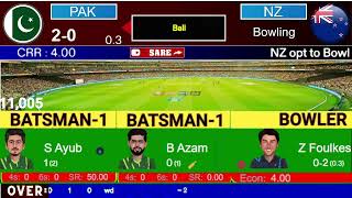 PAKISTAN VS NEW ZEALAND 5TH T20 LIVE  PAK VS NZ LIVE SCORE amp COMMENTARY  LIVE CRICKET MATCH TODAY [upl. by Sirtemed]