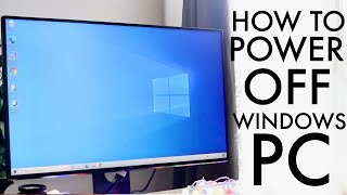 How To Power Off Windows Laptop Without Power Button 2024 [upl. by Podvin]