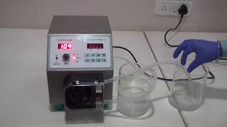 Electrolab peristaltic pump pp 201 vt with timer [upl. by Assirrac53]