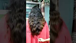 Haircut tutorial  Easy 1 minute Hairstyles for Long hair chubby face 😍 shorts trending short [upl. by Oicnedurp]