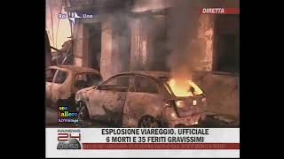 Diretta Rai News 24 a reti Rai unificate Strage di Viareggio  30 giugno 2009 ore 444 [upl. by Lemmuela]