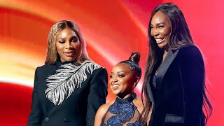 Serena and Venus Williams Plus Quinta Brunson Call Out Harrison Butker at the 2024 ESPYS [upl. by Dall859]