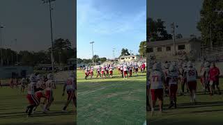 GHSA Football Season Kicks Off Social Circle at Oglethorpe warming up ghsa football [upl. by Rhtaeh]