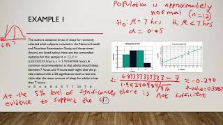 Biostatistics  Section 83  Testing a Claim About a Mean [upl. by Truitt]