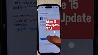 Iphone 15 New update 1811 iphone iphoneupdate iphoneupdates update ios ios18 ios18update [upl. by Gierk738]