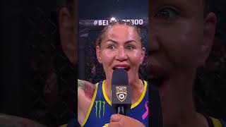 ITquotS ON Cris Cyborg vs Leah McCourt 🤜💥🤛 Bellator300 [upl. by Ihtak]