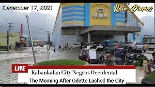 KABANKALAN CITY Live Video from Gaisano the Morning after Odette Lashed the City [upl. by Renrew]