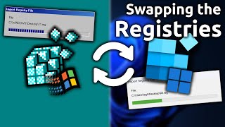 Swapping Windows 98s and Windows 11s Registries [upl. by Gabriella]