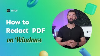 How to Redact PDF on Windows [upl. by Ymmor]