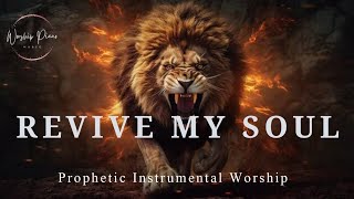 Prophetic Warfare Instrumental WorshipREVIVE MY SOULBackground Intercession Music [upl. by Nenney]