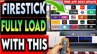 🔴FULLY LOAD AMAZON FIRESTICK 2023 [upl. by Edva457]