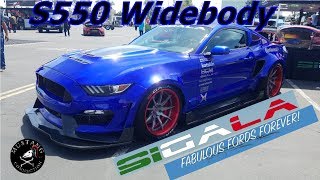 Ernie Sigala Designs Widebody Mustang Carbon Fiber amp Fiberglass S550 kits Fabulous Fords Forever [upl. by Htebazile]