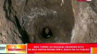 BT Mga tunnel na nagsilbing kuta ng mga hapon noong WW II sa Albay bukas na sa publiko [upl. by Georgianne749]