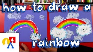 How To Draw A Rainbow for young artists [upl. by Natascha]