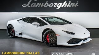 2015 Lamborghini Huracan LP 6104 Bianco Monocerus L0767 [upl. by Heida712]