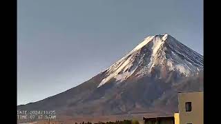 富士山ライブカメラ【20241125】MtFUJI Live Camera 富士山 [upl. by Nnylsoj]