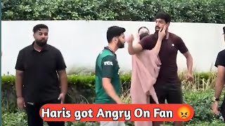 Haris Rauf Got ANGRY on a Fan 😡  Haris Rauf fight with a Fan in USA [upl. by Sibel]