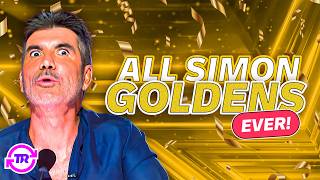 EVERY Simon Cowell GOLDEN BUZZER on AGT from 20162024 [upl. by Ahsir]