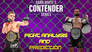 Contender Series Sean Gauci vs Anthony Drilich Fight Analysis amp Prediction Week 9 [upl. by Macomber]