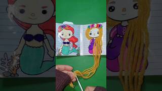 tocaboca gamebook squishybook paperdiy diy quietbook squishybook paperbook disneyprincess [upl. by Teuton]