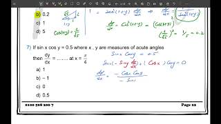 model answer implicit diff [upl. by Ahsiener]