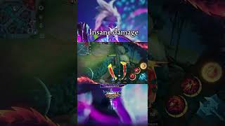 Insane damage🔥 mlbb mlbbshorts mlb shorts short video moskov [upl. by Ahsino]