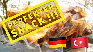 ZIGARREN BÖREK mit Hack und Feta vom GRILL türkische Strudel herzhaft — Klaus grillt [upl. by Peters]