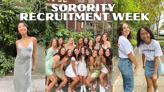 SORORITY RECRUITMENT WEEK 2021  UNIVERSITY OF WASHINGTON [upl. by Eirrab]