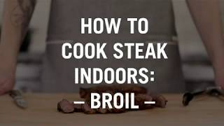 Cooking Steak Indoors How to Broil a Steak in the Oven  Omaha Steaks [upl. by Aloibaf]