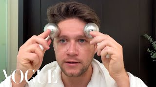 Niall Horans 22Step Skin and Hair Routine  Beauty Secrets  Vogue [upl. by Mastat]