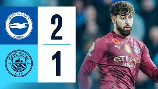 HIGHLIGHTS  BRIGHTON 21 CITY  Haaland Pedro amp O’Riley Goals  Premier League [upl. by Tenrag799]