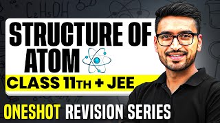 STRUCTURE OF ATOM  Complete Chapter in 1 Video  ConceptsPYQs  Class 11 JEE [upl. by Edmanda]