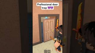 DOOR TRAP 😮 [upl. by Ahsekam]