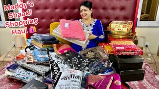 MADDYEATS SHAADI SHOPPING AND GIFTS 🎁 HAUL ❤️ [upl. by Daht345]