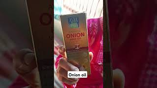 Onion hair oil review asta berry onion hair oil review onionhairoil onionoilforhairgrowth [upl. by Ettore531]