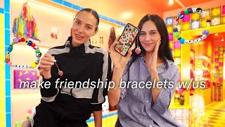 Make Friendship Bracelets w Devon Lee amp Sydney Carlson [upl. by Lillie535]