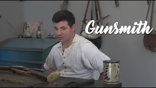 Visiting the Gunsmith Colonial Williamsburg Part 35 [upl. by Raines]