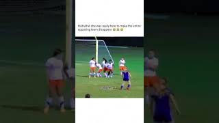 The Funniest Football Free Kick ever Women soccer funny moment 😂 [upl. by Ardnaskela]