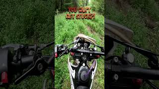 Riding is easy in AWD  ALL WHEEL DRIVE dirt bike  Christini AWD 250cc big wheel [upl. by Affay]