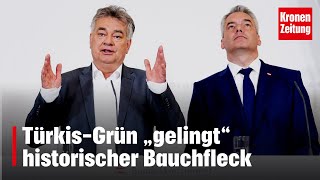 Vertrauen weg TürkisGrün „gelingt“ historischer Bauchfleck  kronetv NEWS [upl. by Formica108]