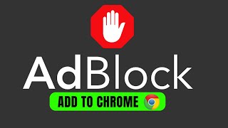 How to Add Adblock Extension in Google Chrome [upl. by Inaluiak]