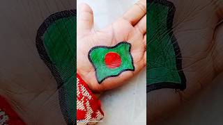 How to draw Bangladesh flag 🇧🇩🥰drawing viralshort shorts [upl. by Eoin]